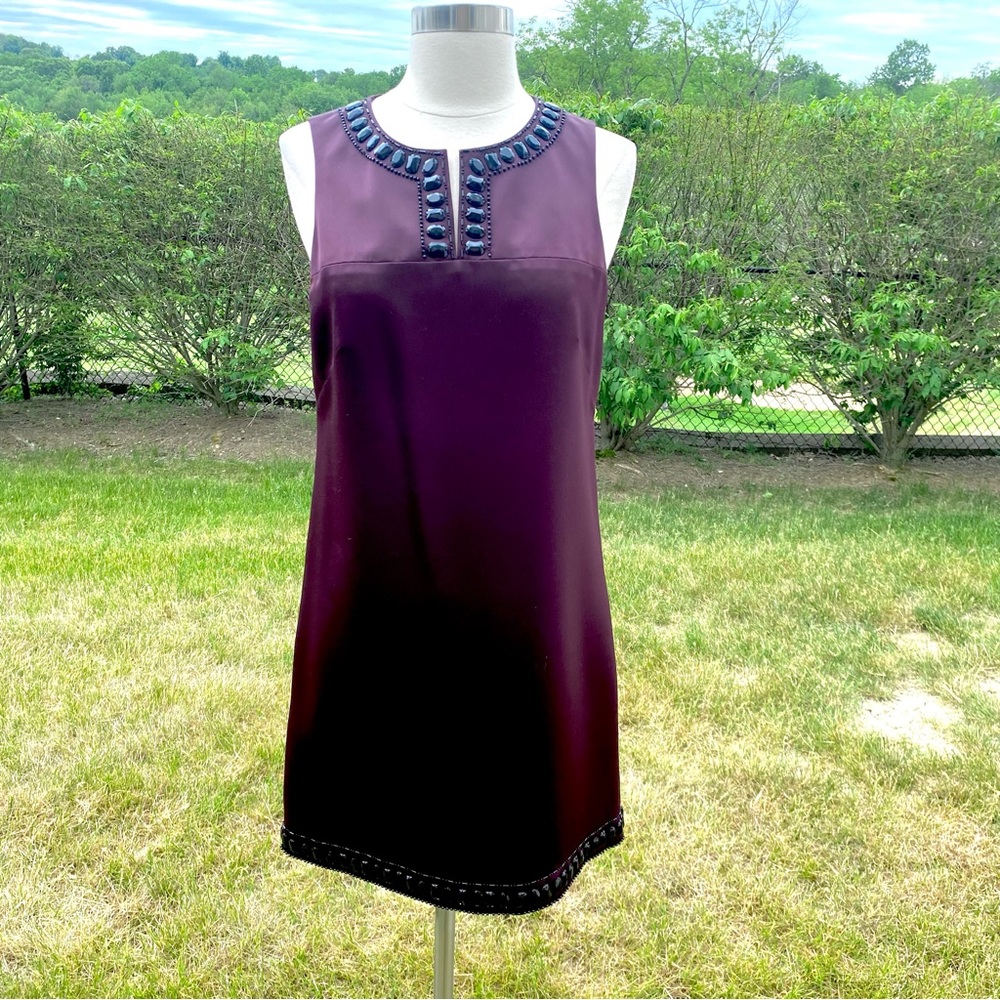 Laundry by Shelli Segal Sleeveless Dress With Embellishments